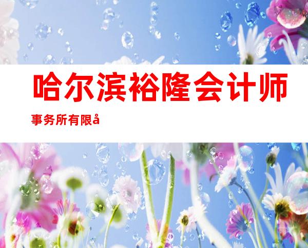哈尔滨裕隆会计师事务所有限公司